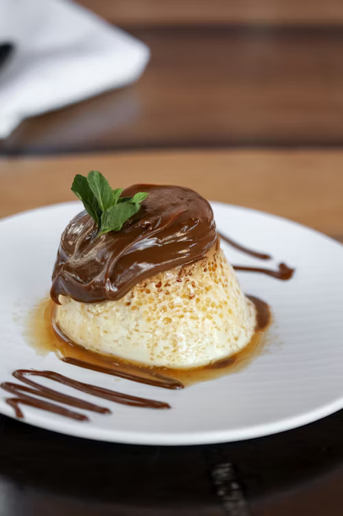 Flan mixto casero